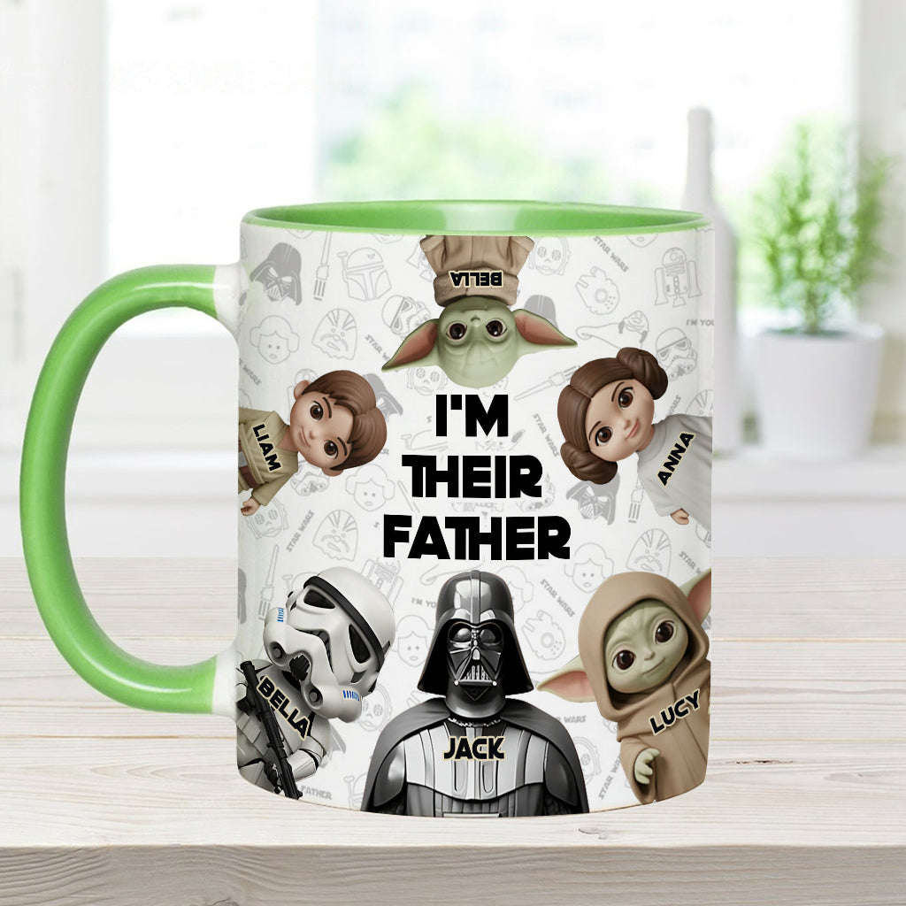 I'm Their Father - Personalized The Force Accent Mug
