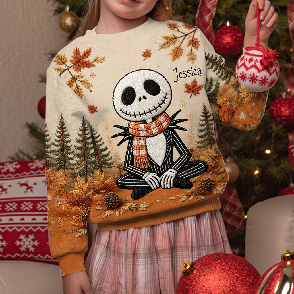 Fall Vibes - Personalized Nightmare Ugly Sweater