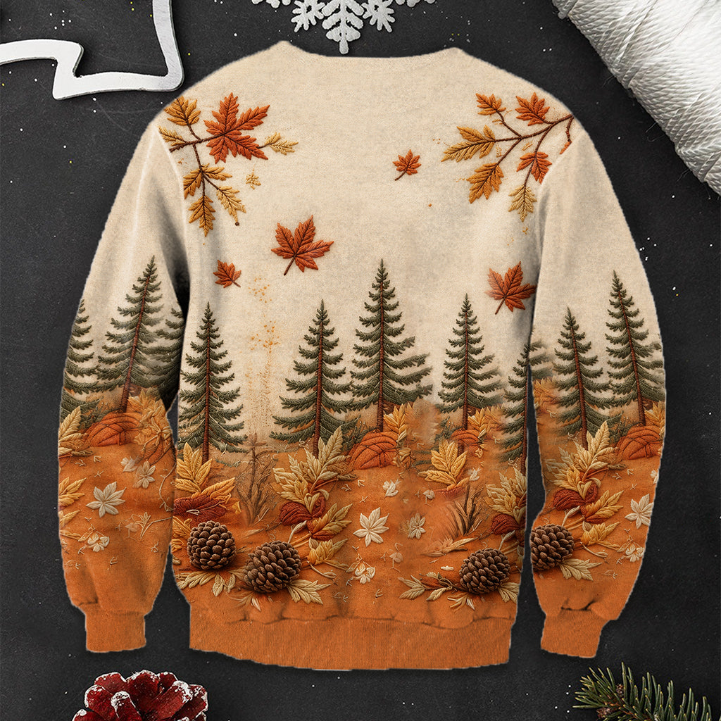 Fall Vibes - Personalized Nightmare Ugly Sweater