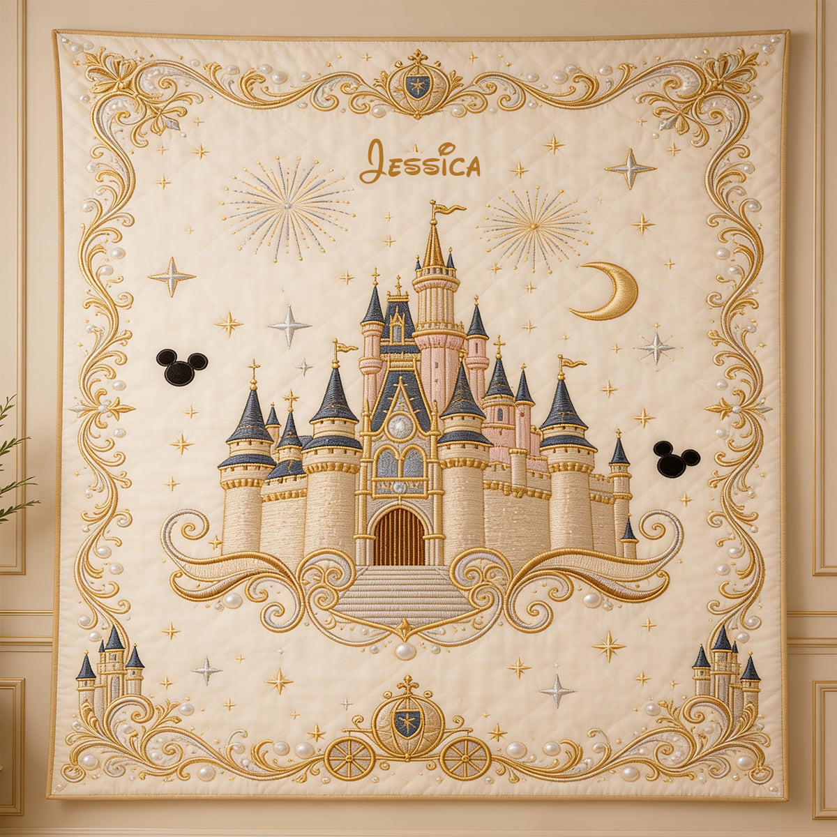 Magical Castle - Personalized Dream Trip Blanket