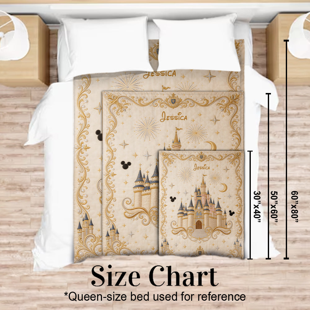Magical Castle - Personalized Dream Trip Blanket