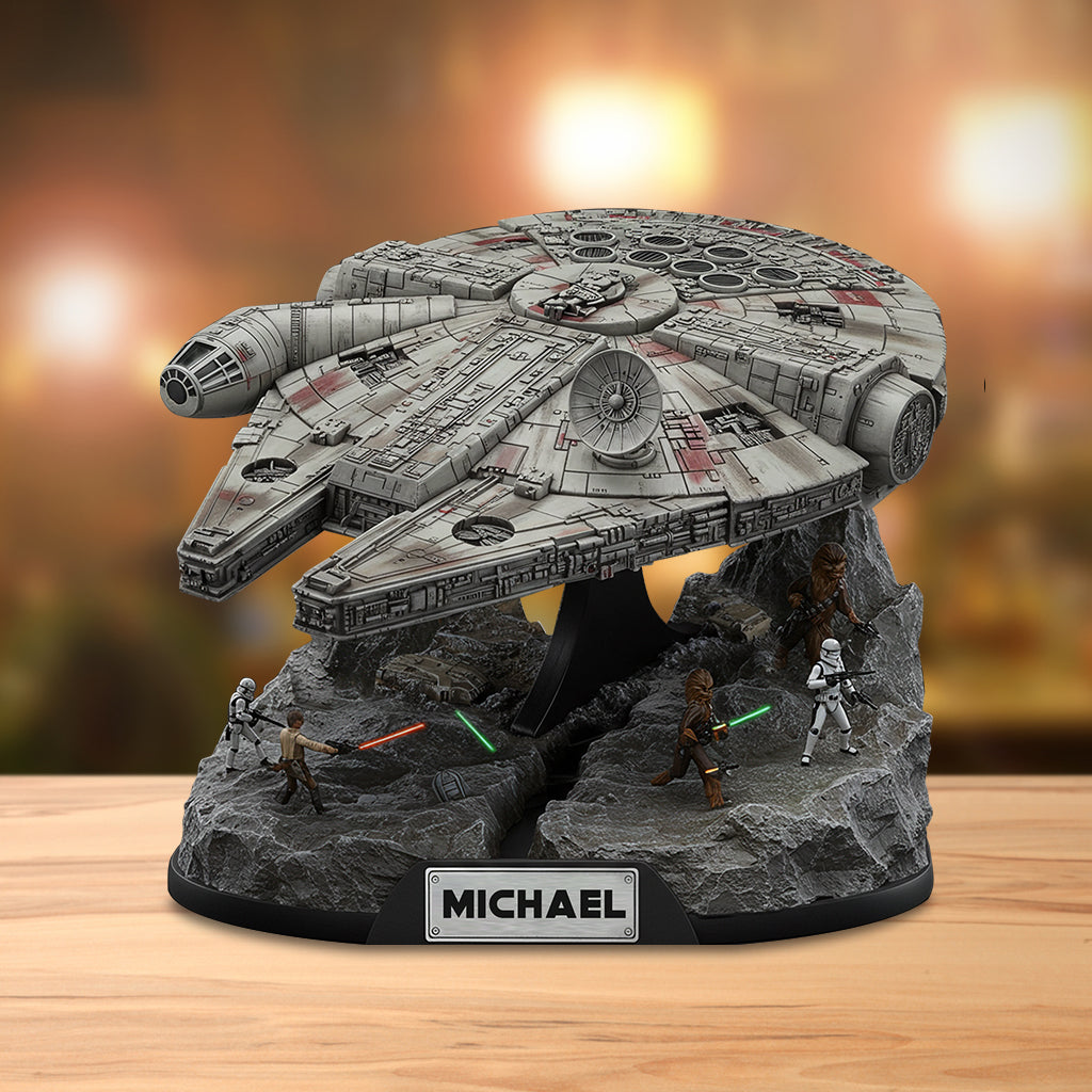 The Best In The Galaxy - Personalized The Force Custom Shaped Acrylic Plaque