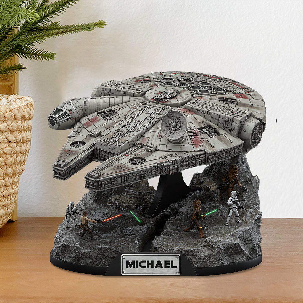 The Best In The Galaxy - Personalized The Force Custom Shaped Acrylic Plaque