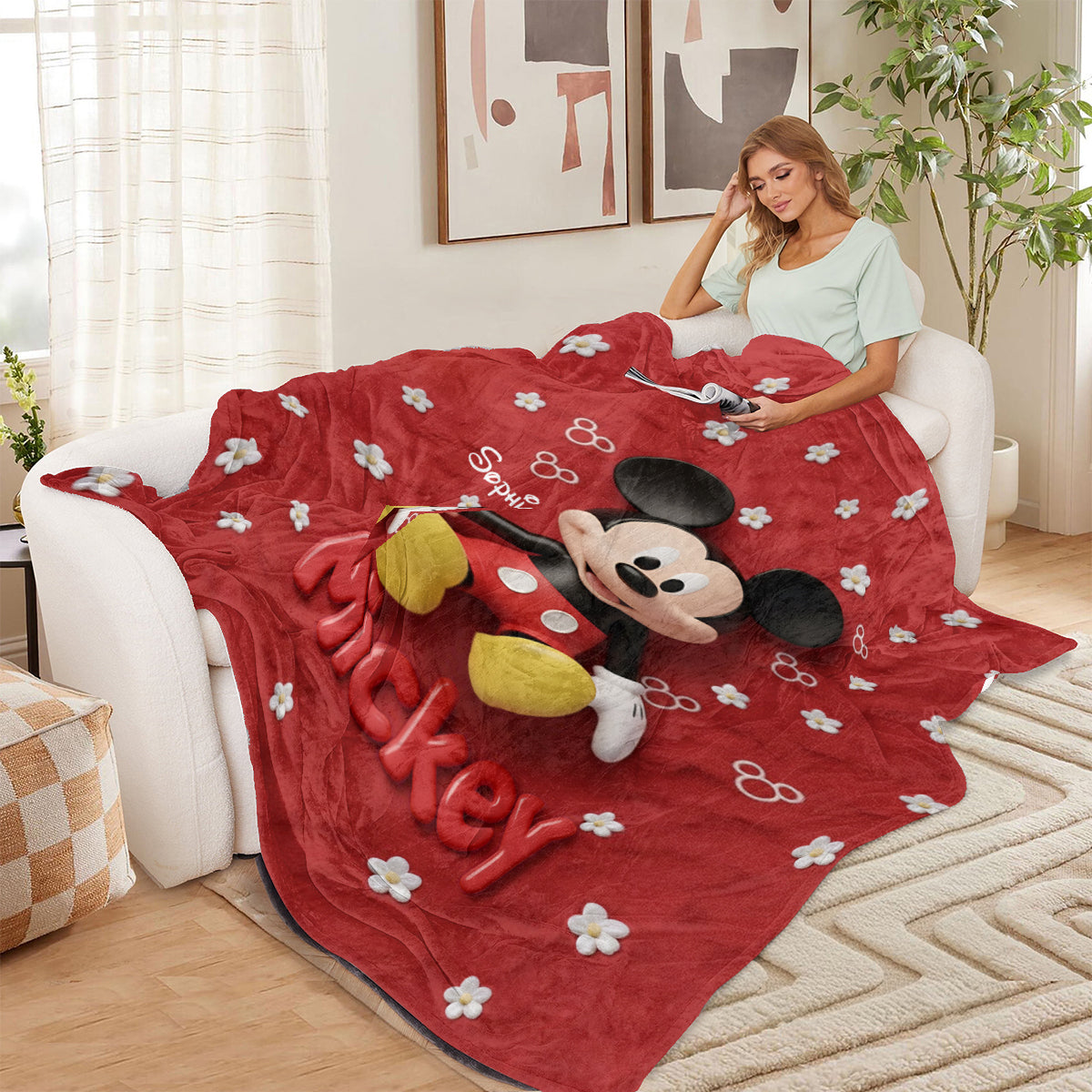 Magical Friends - Personalized Mouse Wearable Blanket
