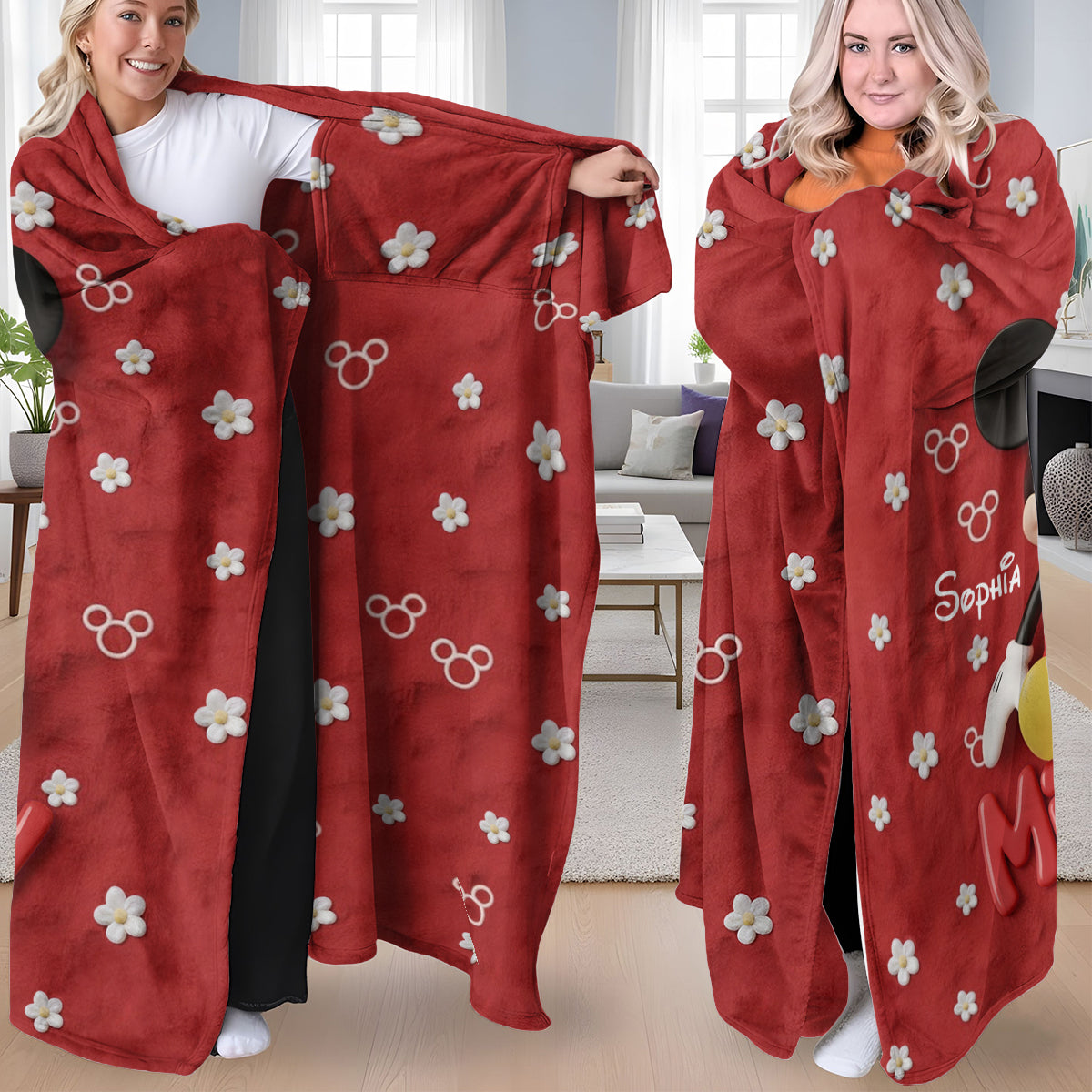 Magical Friends - Personalized Mouse Wearable Blanket