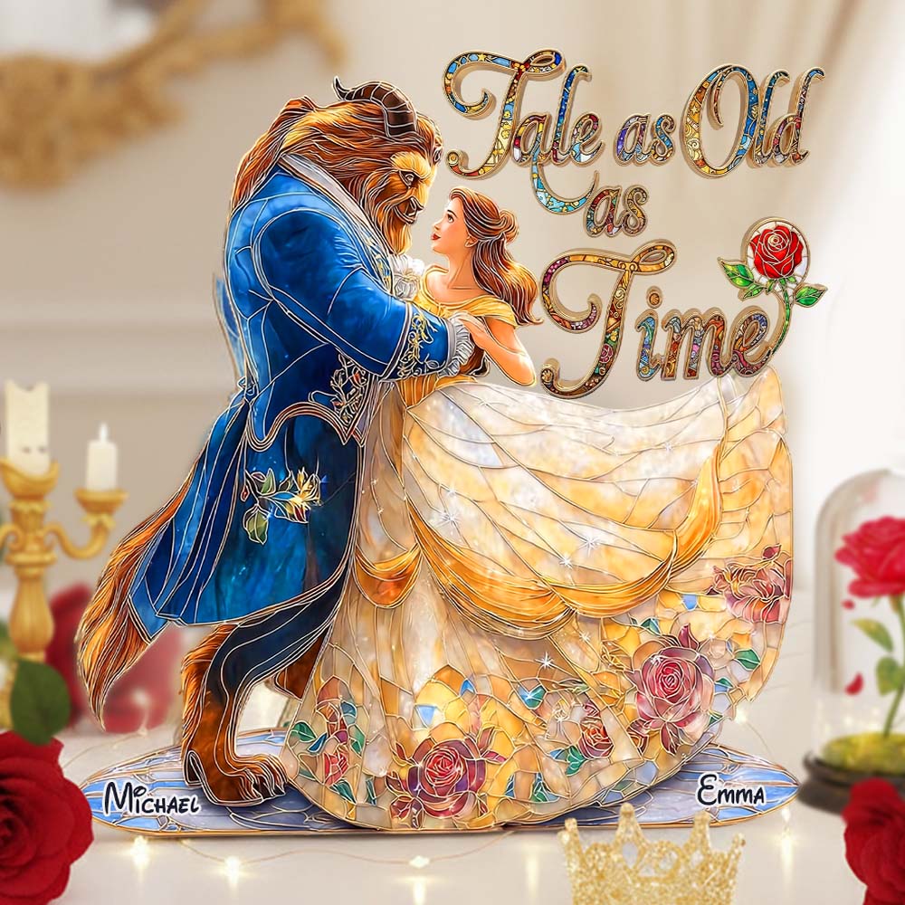 Tale as Old as Time - Personalized Mouse Custom Shaped Acrylic Plaque