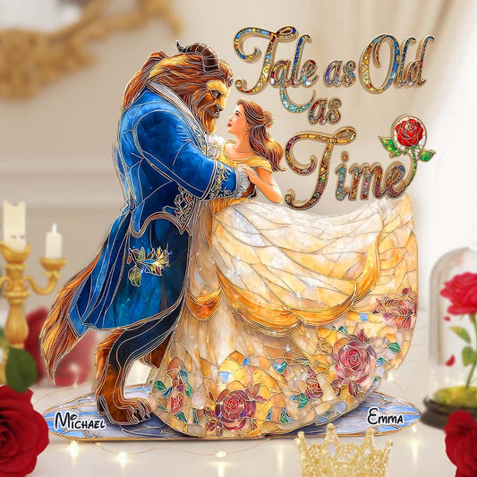 Tale as Old as Time - Personalized Mouse Custom Shaped Acrylic Plaque