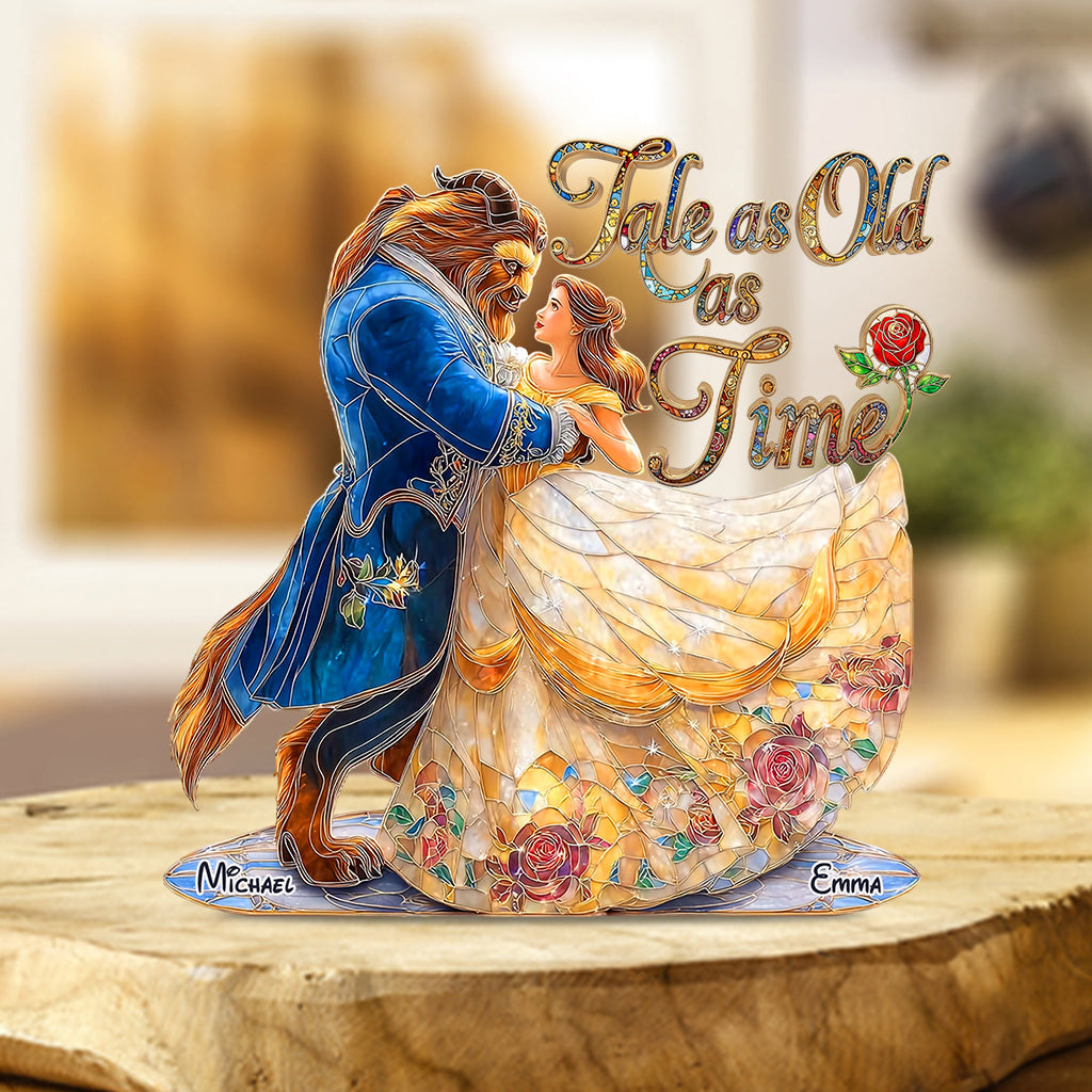 Tale as Old as Time - Personalized Mouse Custom Shaped Acrylic Plaque