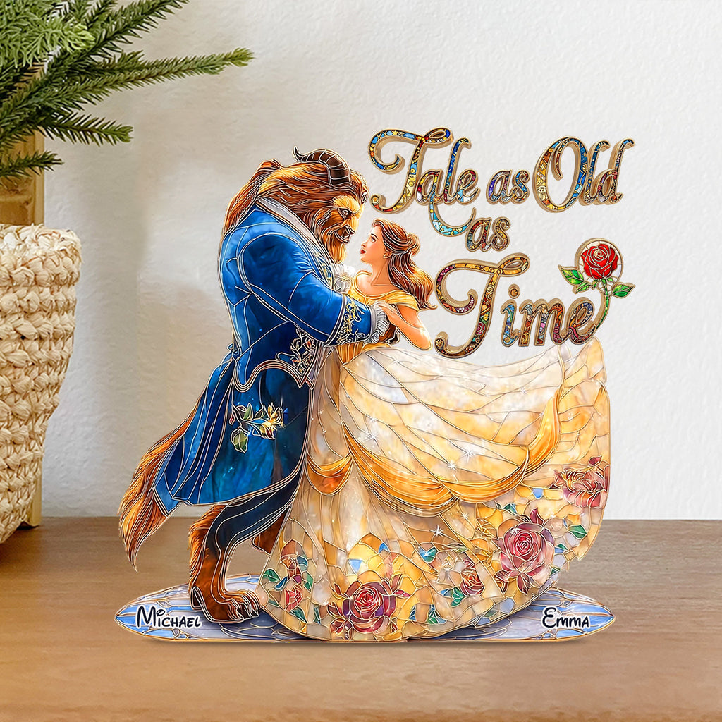 Tale as Old as Time - Personalized Mouse Custom Shaped Acrylic Plaque