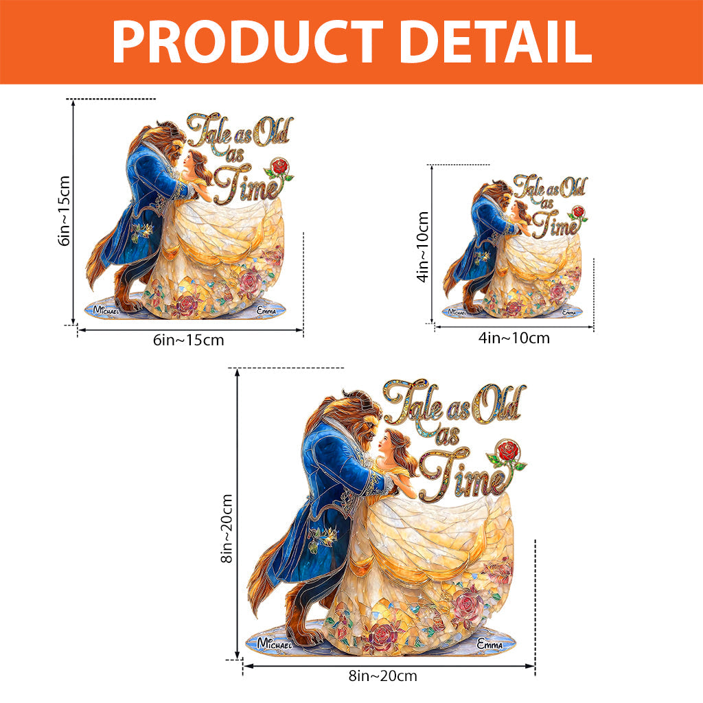 Tale as Old as Time - Personalized Mouse Custom Shaped Acrylic Plaque