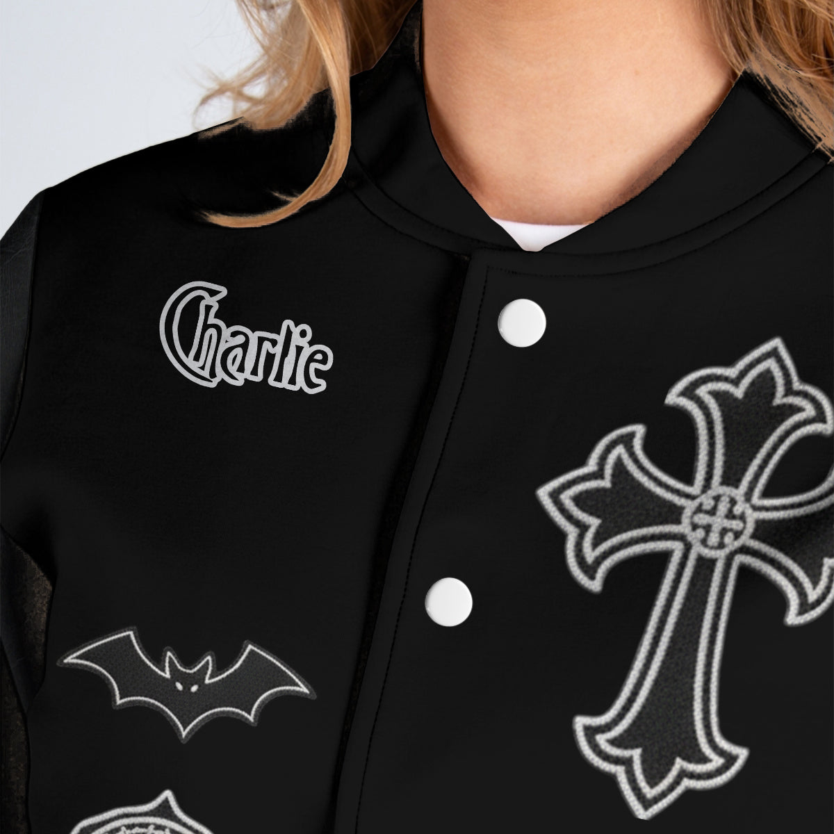 Love You To Death - Personalized Couple Varsity Jacket