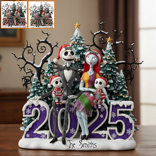 Scary Family - Personalized Nightmare Custom Shaped Acrylic Plaque