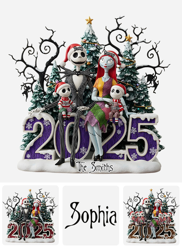 Scary Family - Personalized Nightmare Custom Shaped Acrylic Plaque