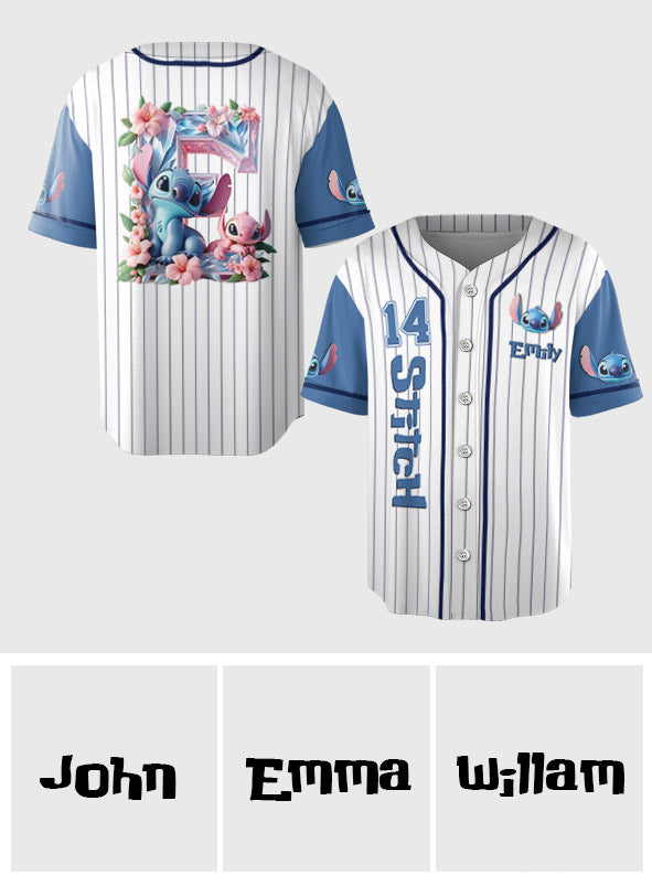 Ohana Means Family - Personalized Ohana Baseball Jersey