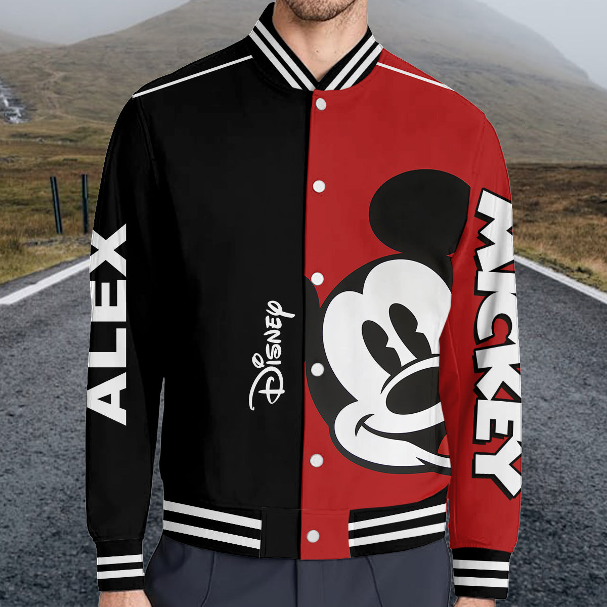 Big Ears Friend - Personalized Mouse Varsity Jacket