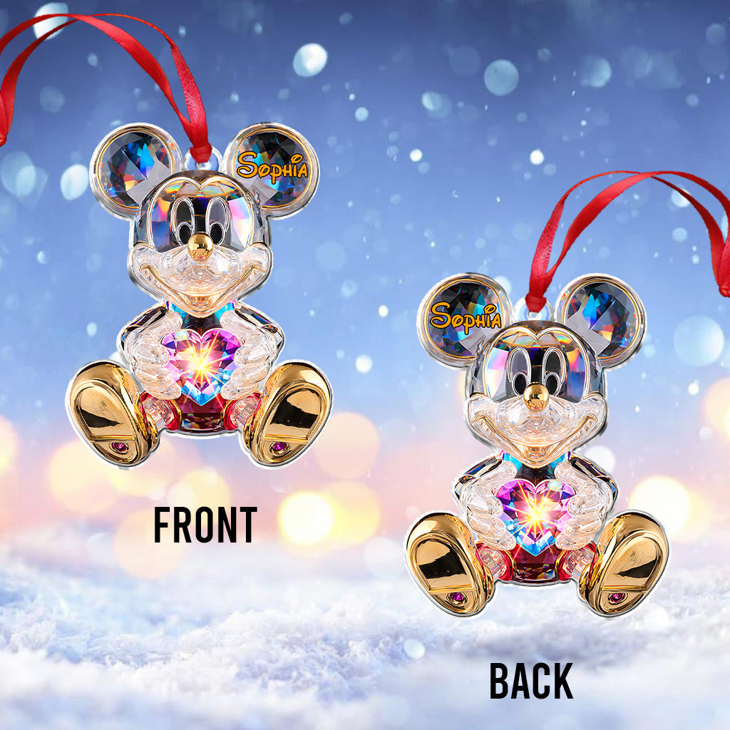 Merry Christmas - Personalized Mouse Ornament