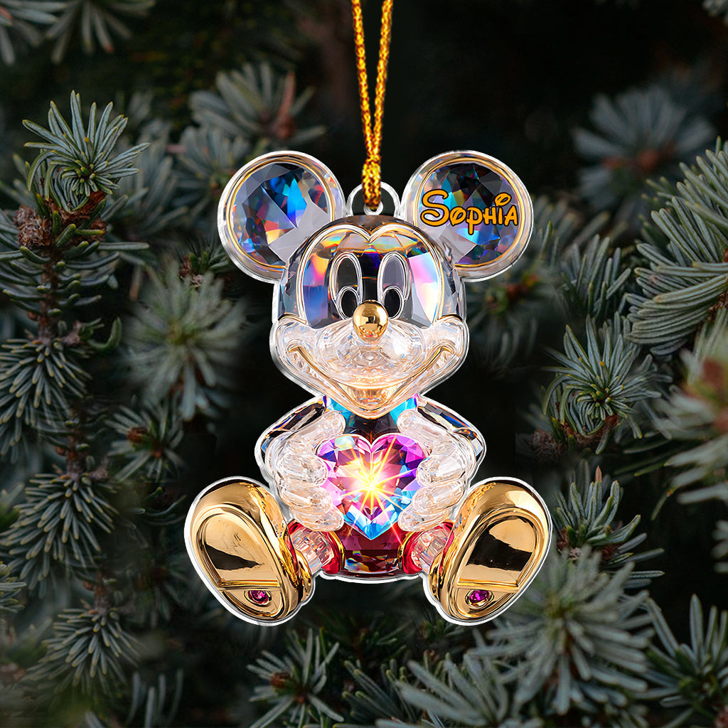 Merry Christmas - Personalized Mouse Ornament