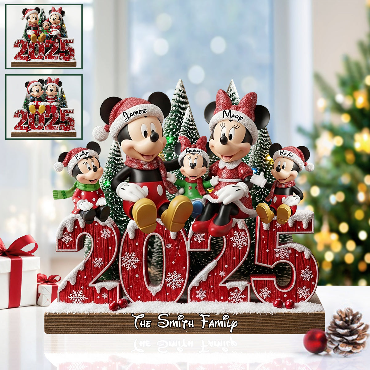 Magic Family - Personalized Mouse Custom Shaped Acrylic Plaque