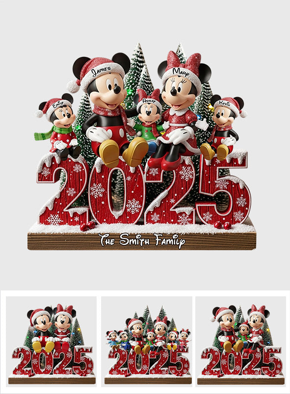 Magic Family - Personalized Mouse Custom Shaped Acrylic Plaque