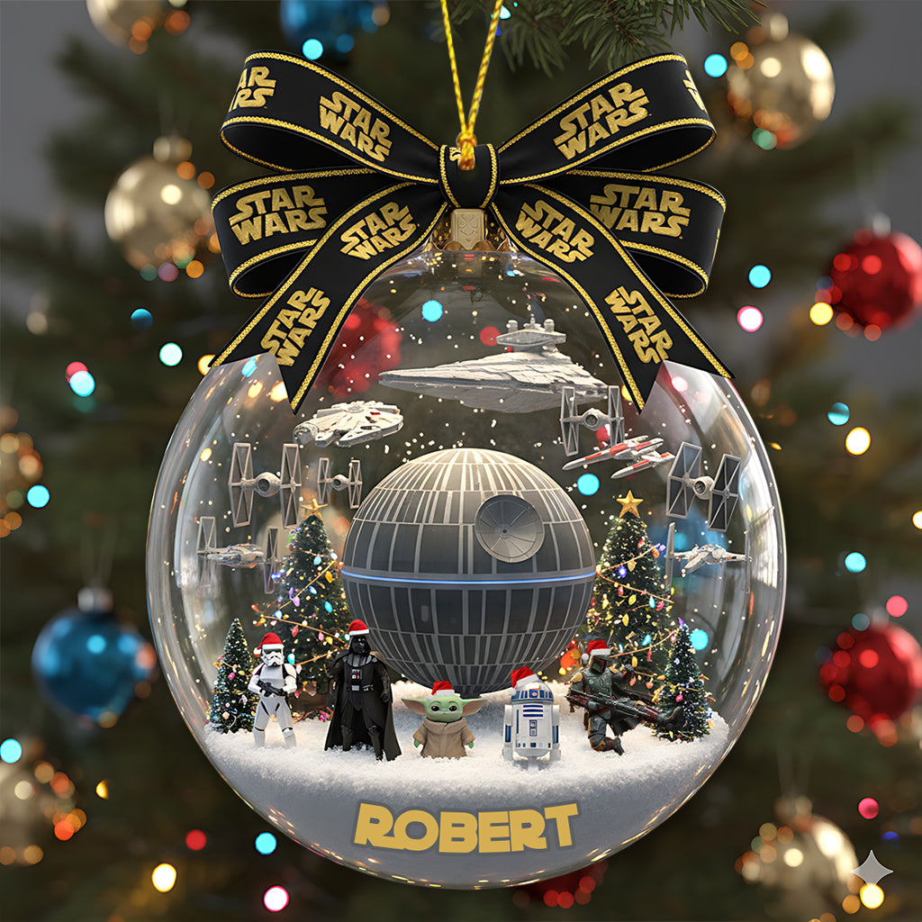 Merry Christmas - Personalized The Force Ornament