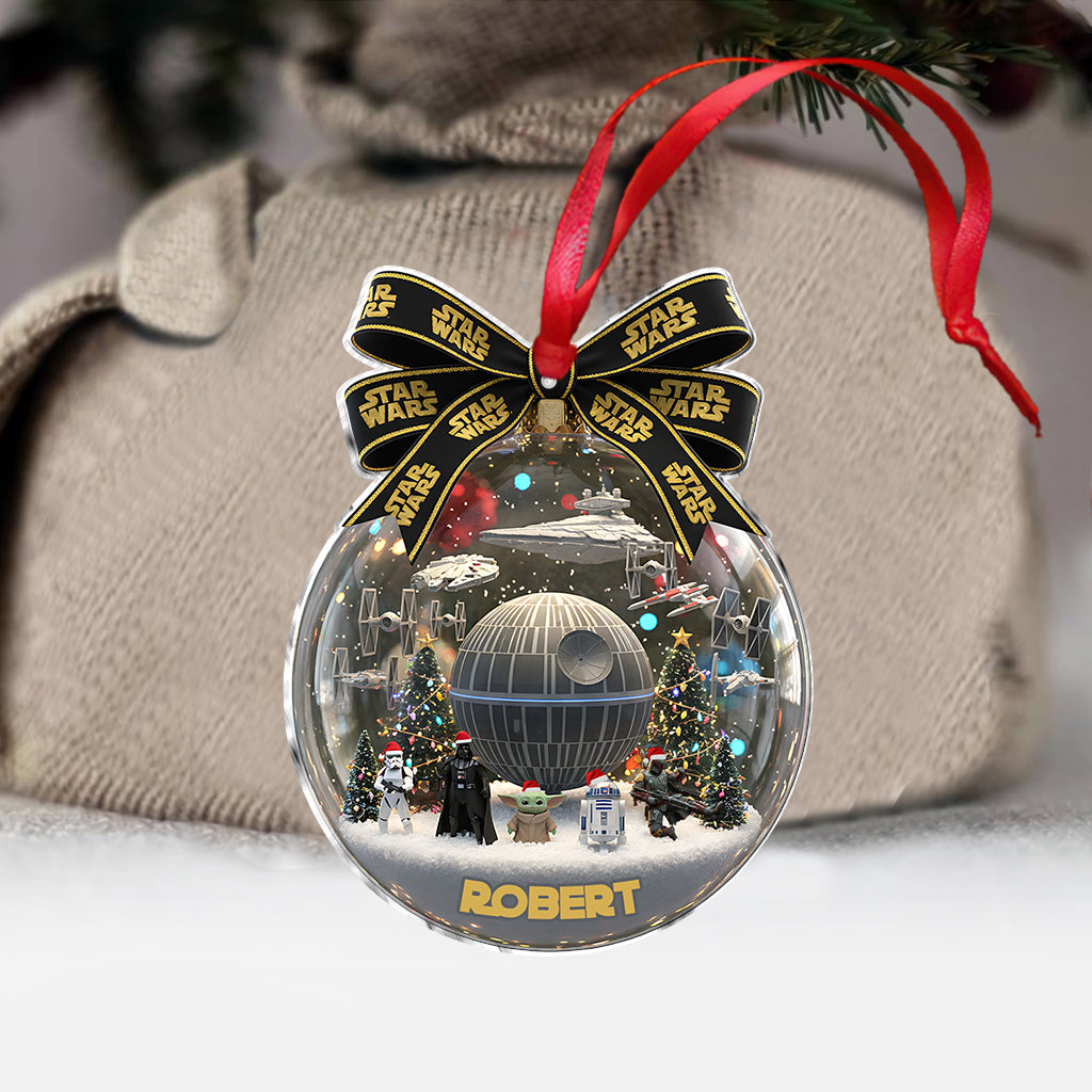 Merry Christmas - Personalized The Force Ornament