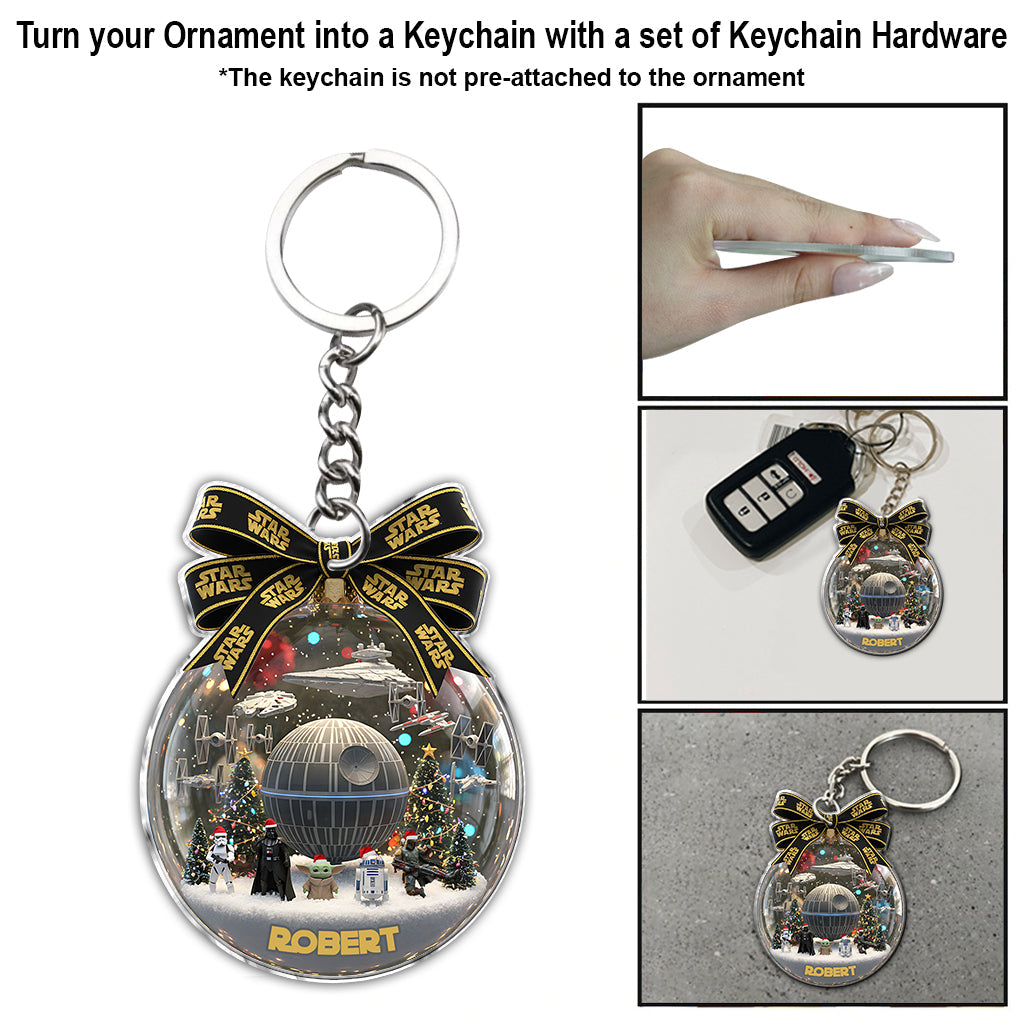 Merry Christmas - Personalized The Force Ornament