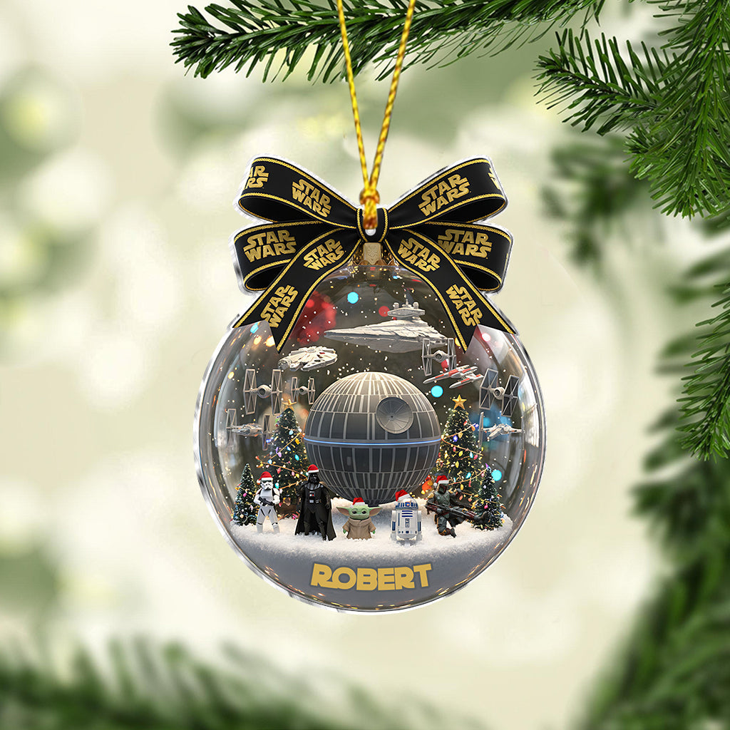 Merry Christmas - Personalized The Force Ornament