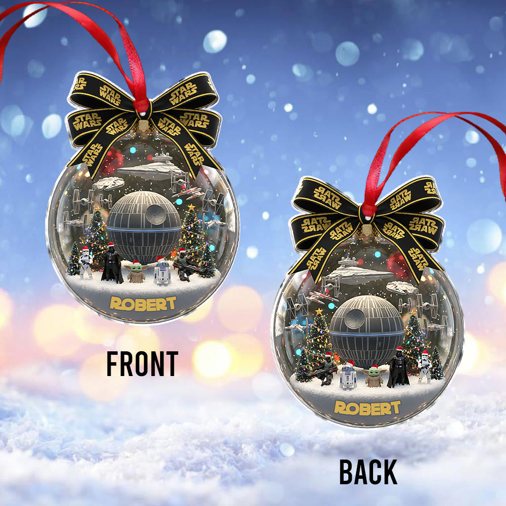 Merry Christmas - Personalized The Force Ornament