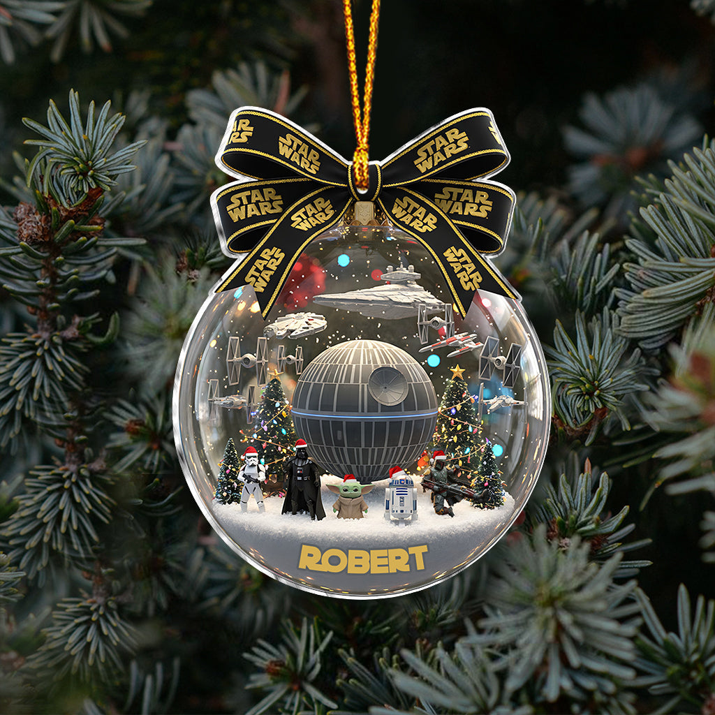 Merry Christmas - Personalized The Force Ornament