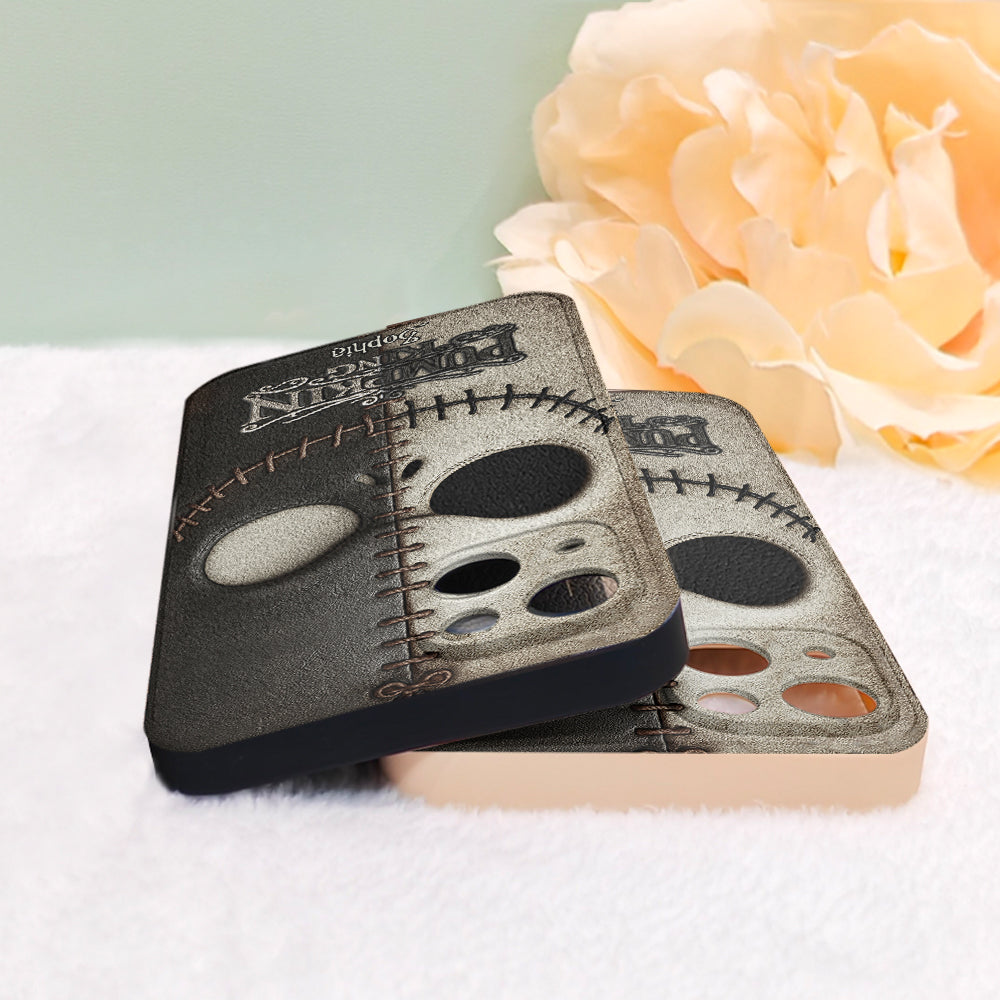 The Pumpkin King - Nightmare Leather Phone Case
