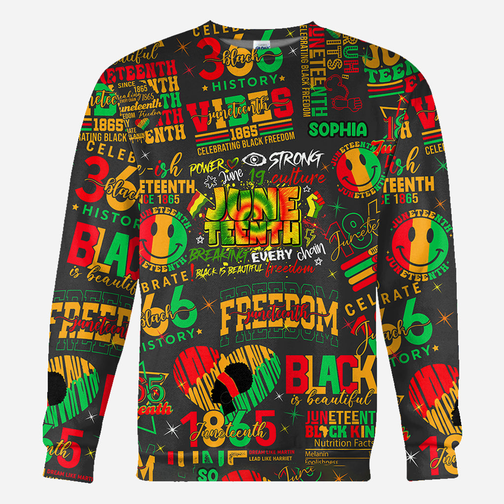 Juneteenth 1865 - Personalized African American All Over Shirt