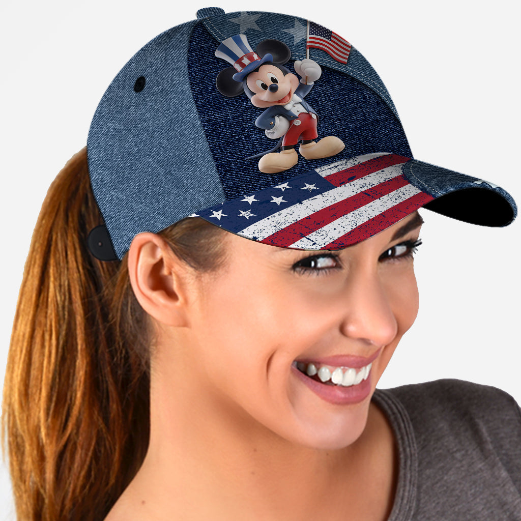 Patriotic Mouse Magic - Personalized Mouse Classic Cap