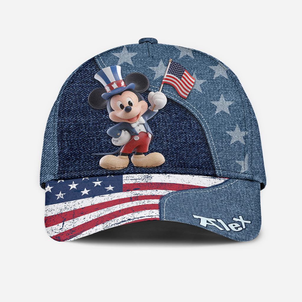 Patriotic Mouse Magic - Personalized Mouse Classic Cap