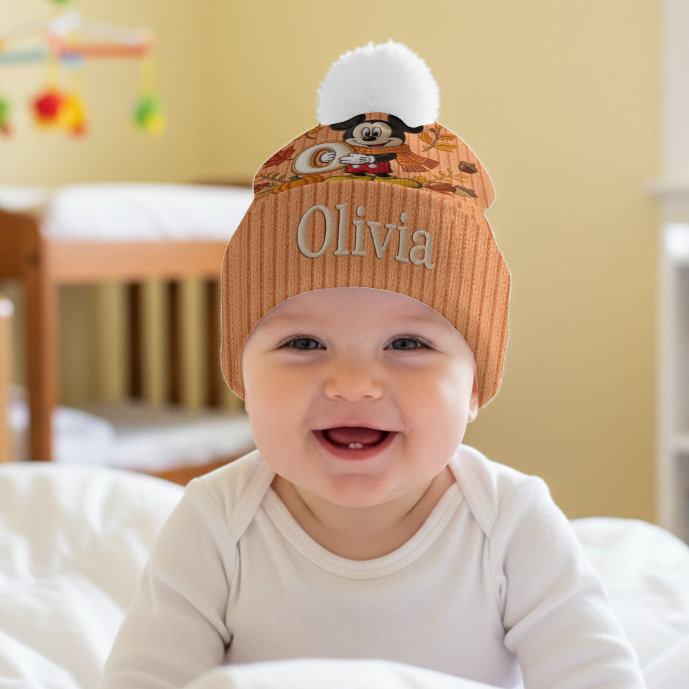 Fall Vibes - Personalized Mouse Beanie Hat