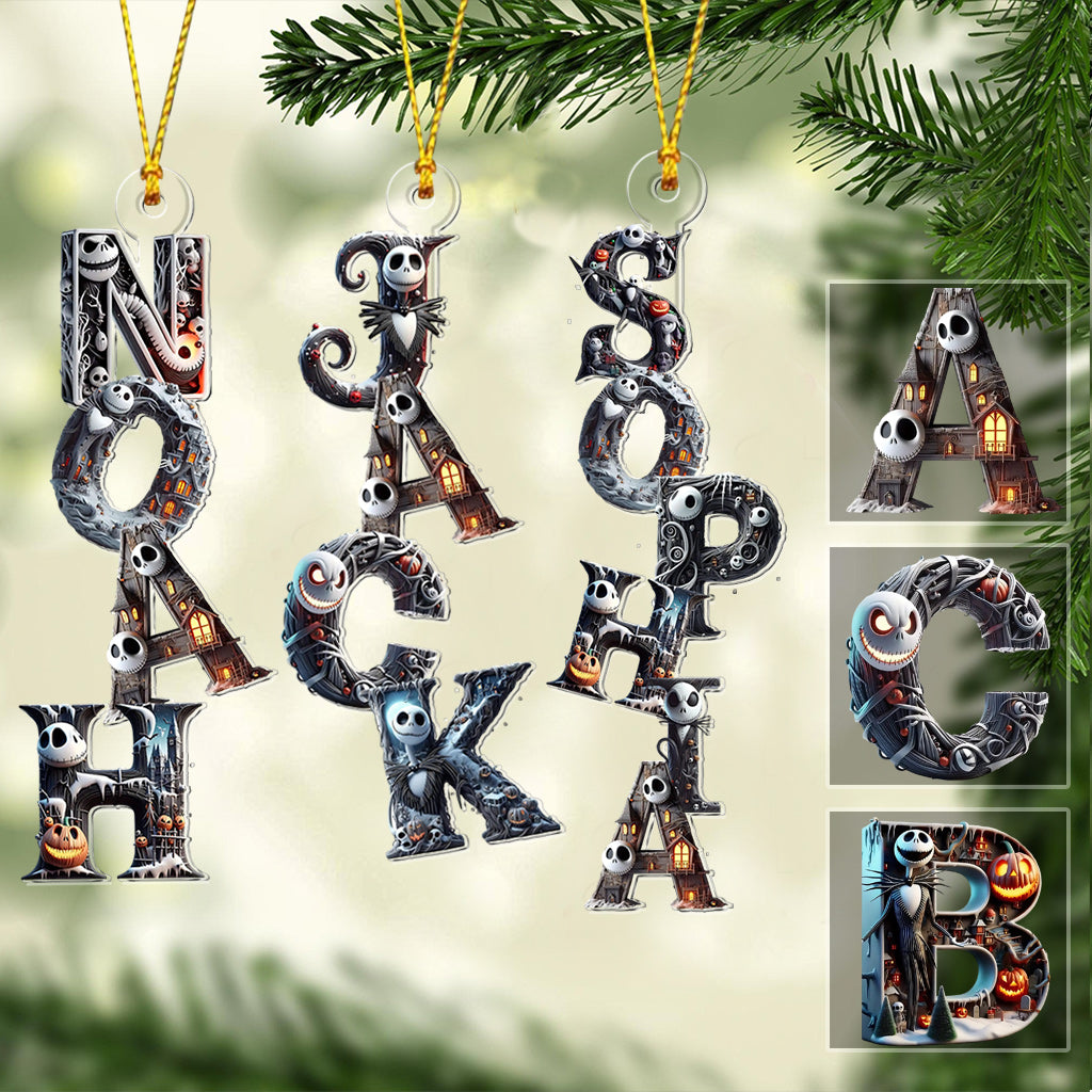 Darkness Christmas - Personalized Nightmare Transparent Ornament
