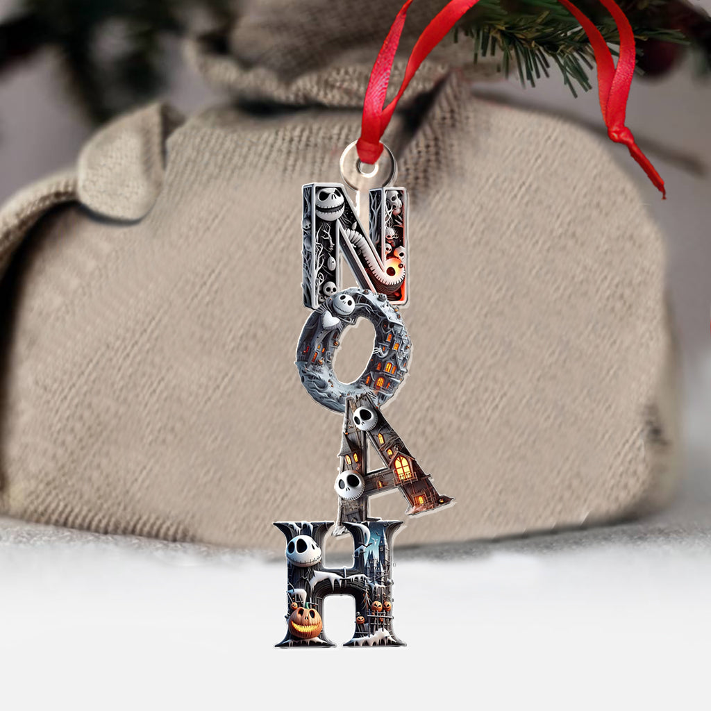 Darkness Christmas - Personalized Nightmare Transparent Ornament