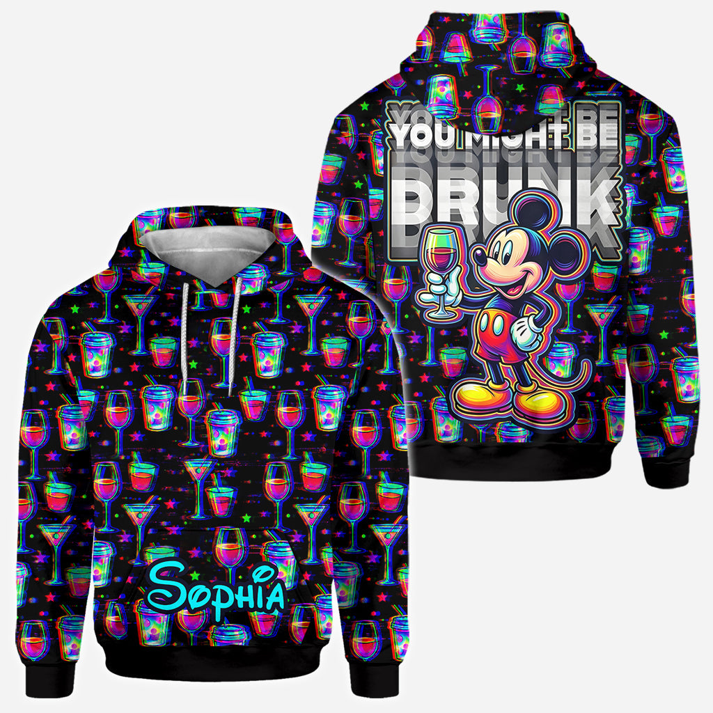 You Might Be Drunk - Personalized Mouse All Over Shirt