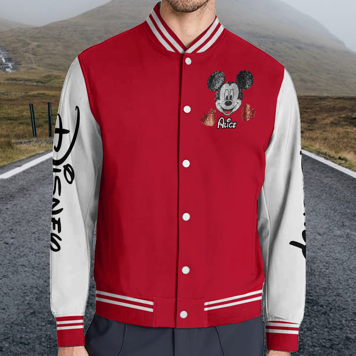 Magic Mouse - Personalized Mouse Varsity Jacket