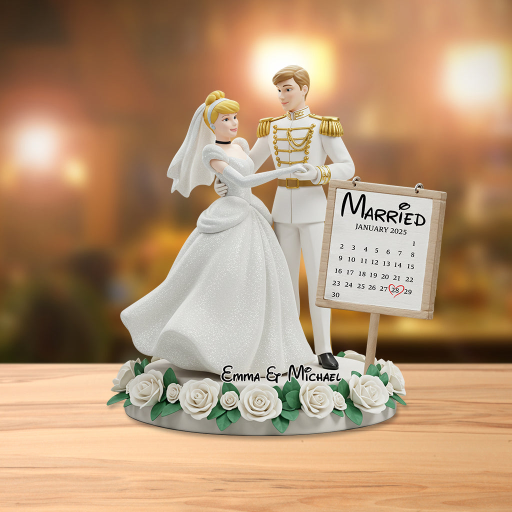 Happily Ever After Anniversary - Personalized Mouse Custom Shaped Acrylic Plaque