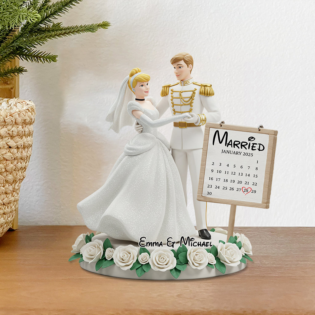 Happily Ever After Anniversary - Personalized Mouse Custom Shaped Acrylic Plaque