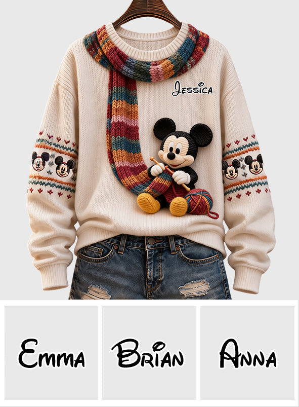Belive In Magic - Personalized Mouse Ugly Sweater