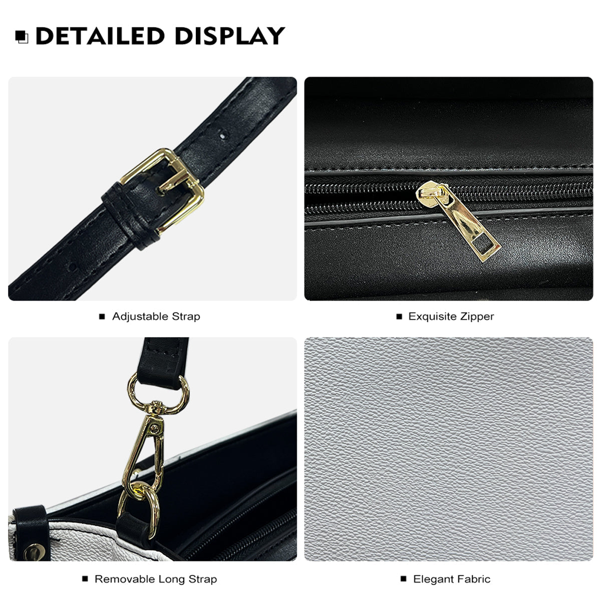 Magic Charms - Personalized Mouse Leather Handbag & Leather Long Wallet