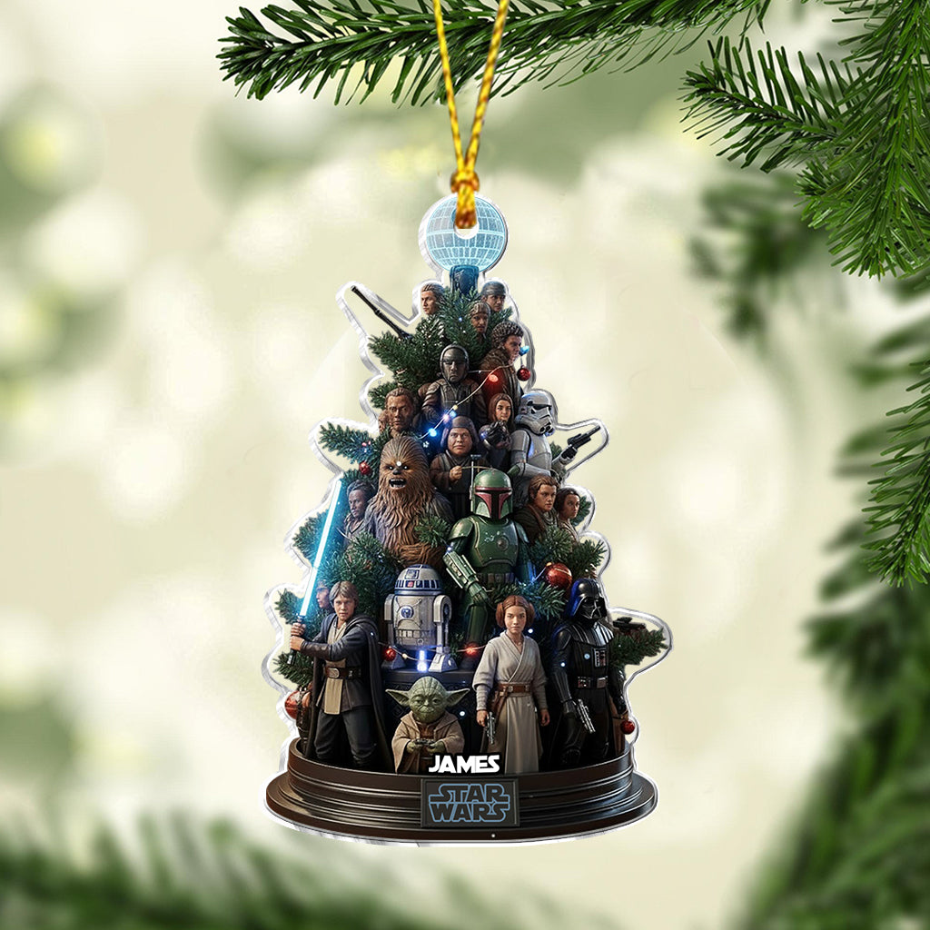 Dashing Through The Snow - Personalized The Force Ornament