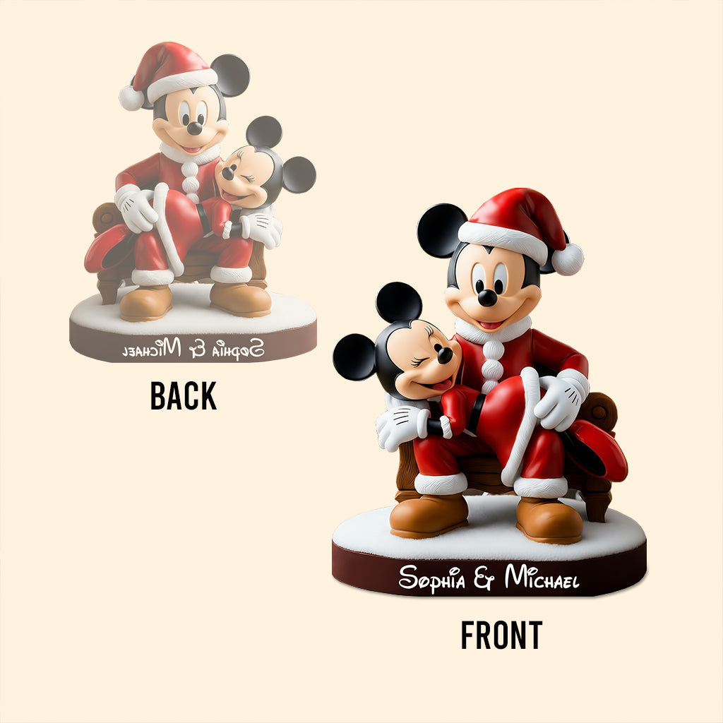 Funny Big Ears Couple - Personalized Mouse Custom Shaped Acrylic Plaque