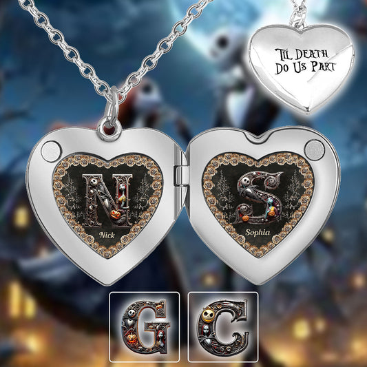 Til Death Do Us Part - Personalized Nightmare Locket Pendant Necklace