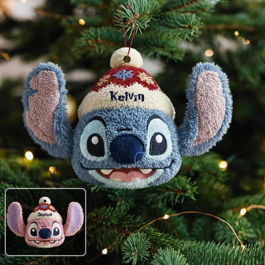 Ohana Friends Christmas Gift - Personalized Ohana Ornament