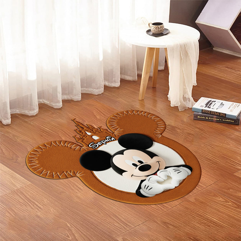 Magical Moments - Personalized Mouse Shaped Doormat/ Rug