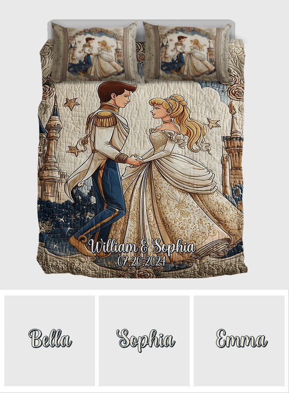 Wedding Anniversarry Gift - Personalized Couple Bedding Set