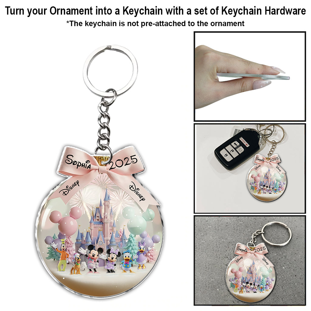 Magical Christmas - Personalized Mouse Ornament