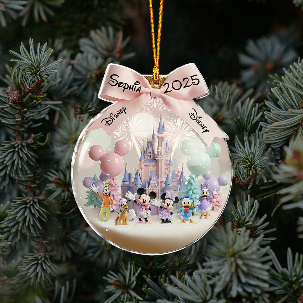 Magical Christmas - Personalized Mouse Ornament